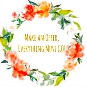 Make me an offer! Everything must go!